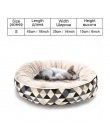 Pies kanapa z funkcją spania łóżko dla zwierząt domowych maty dla małych średnich dużych psów koty kotek dom dla kota Puppy łóżk
