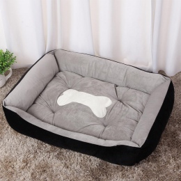 Łóżko dla psa ocieplenie hodowla zmywalna zwierzęta domowe są Floppy dodatkowe wygodne pluszowe obręczy poduszki i przeciwpośliz