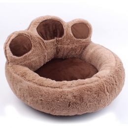 Zwierzęta pies kot ciepłym łóżku zima piękny pies łóżko miękki materiał gniazdo dla zwierząt domowych śliczne Paw dla kota Puppy