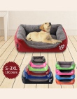 S-3XL 10 kolorów Paw Pet Sofa łóżka dla psów wodoodporne dno miękki polar ciepłe łóżko dla kota dom Dropshipping Cama Perro