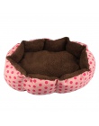 Miękkie pluszowe Super miękkie łóżko dla zwierząt hodowla psów okrągły kot zima ciepły śpiwór poduszka dla szczeniaka Mat przeno