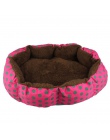 Miękkie pluszowe Super miękkie łóżko dla zwierząt hodowla psów okrągły kot zima ciepły śpiwór poduszka dla szczeniaka Mat przeno