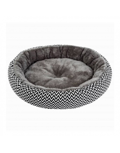 Pawstrip miękkie pluszowe zimowe łóżko dla psa okrągłe legowisko dla kota ciepłe poduszka dla szczeniaka Chihuahua Teddy łóżko d