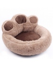 Benepaw 4 kolory jakości sofy dla psów Paw kształt zmywalny psa do spania łóżko dom miękkie ciepłe odporne na zużycie łóżko dla 