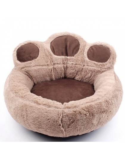 Benepaw 4 kolory jakości sofy dla psów Paw kształt zmywalny psa do spania łóżko dom miękkie ciepłe odporne na zużycie łóżko dla 
