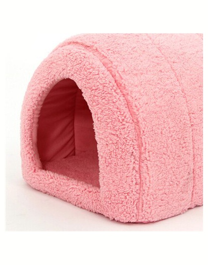 Wysokiej jakości pies kot ciepły dom zima miękkie domu łóżko dla zwierząt śliczne gniazdo dla szczeniąt kryty odkryty dom dla ps