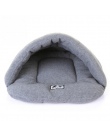 Miękki polar zimowe ciepłe łóżko dla psa 4 różne rozmiar mały pies kot śpiwór szczeniak jaskinia łóżko darmowa wysyłka
