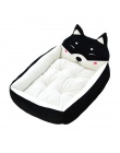 Pawstrip śliczne Pet zima pies kanapa z funkcją spania miękkie ciepłe łóżko dla kota domu kreskówki łóżko dla małego psa poduszk