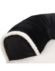 Luksusowe wygodne siedzenia dla zwierząt ciepłe miękkie aksamitne duże łóżko dla psa Puppy dom Kennel przytulny kot gniazdo span