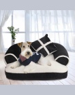 Luksusowe wygodne siedzenia dla zwierząt ciepłe miękkie aksamitne duże łóżko dla psa Puppy dom Kennel przytulny kot gniazdo span