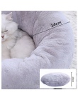 HOOPET legowisko dla kota ławki dla kotów miękki materiał dom dla kota gniazdo zimowe ciepłe hodowla dla Puppy