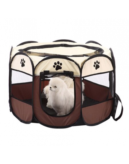 8-strony przenośne namiot dla zwierząt domowych wodoodporny składany domu psa klatka pies kot kojec namiot hodowla Puppy łatwa o