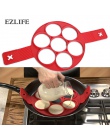 EZLIFE jajko sadzone foremka do pankejków ekspres do silikonowe formy non-stick prosta obsługa naleśnik omlet formy akcesoria ku