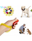 Transfer Creative Hot przenośny pies, proszę kliknąć na przycisk „ Clicker dźwięk trener zwierzęta domowe są przyrząd szkoleniow