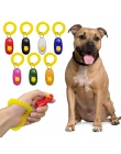 Dla zwierząt domowych clicker do szkolenia uniwersalny zwierząt urządzenie do szkolenia psów dźwięk posłuszeństwa pomocy pasek n