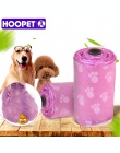 HOOPET zwierzęta worek na odpady pies żwirek torba 4 spakować torby woreczek na przybory toaletowe śmieci Pet Supplies
