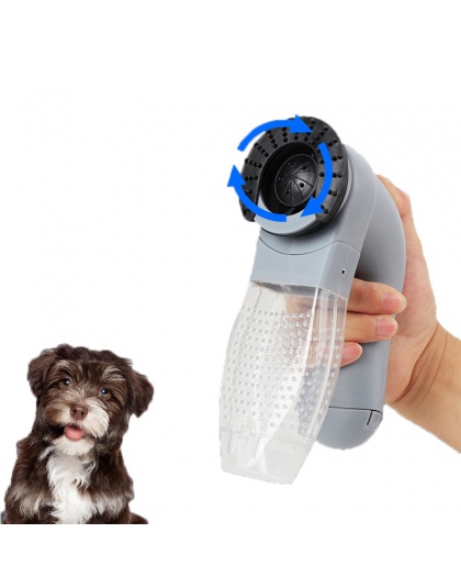 Elektryczne z tworzywa sztucznego dla zwierząt domowych urządzenie ssące ssanie przenośny kot i pies masaż odkurzacz rodziny dla