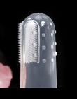 Petforu trwałe silikonowe Fingerstall szczoteczka do zębów miękka szczoteczka do zębów z czyszczenia zębów dla psów i kotów-prze