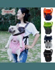 Dla zwierząt domowych do przenoszenia plecak podróżna na ramię duże torby przewoźnika z przodu klatki piersiowej uchwyt dla szcz
