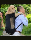 Oddychająca Pet torba do noszenia psa dla dużych psów Golden Retriever buldog plecak regulowany duży pies torby podróżne produkt