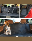 Pies pokrycie siedzenia samochodu 100% wodoodporna Pet Carrier narzuta na siedzenie dla psa na tylnym siedzeniu przeciwpoślizgow