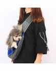 Na zewnątrz torba podróżna Pet Puppy przewoźnik etui z siatki Oxford pojedyncze Torba z zawiesiem na ramię Mesh komfort torba po