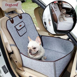 Pies przednim siedzeniu samochodu pokrywa Protector dla samochodów 2 w 1 Carrier dla psów składany kot samochód fotelik pokrywa 