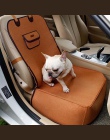 Pies przednim siedzeniu samochodu pokrywa Protector dla samochodów 2 w 1 Carrier dla psów składany kot samochód fotelik pokrywa 