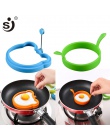 1 PC jajo silikonowe pierścień śniadanie jajo silikonowe formy naleśnik jajka na narzędzia do gotowania smażenia jajka na gadżet