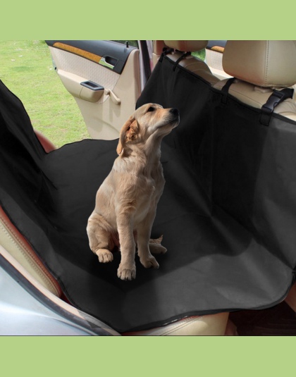Wodoodporna pies pokrowiec samochodowy zwierzęta domowe narzuta na siedzenie dla psa z tyłu samochodu z powrotem mata anty zarys