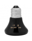 Grzewcza dla zwierząt domowych żarówka Mini podczerwieni ceramiczne emiter lampa grzewcza żarówka dla gadów domowych podgrzewacz