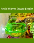 Adeeing Anti-escape miska na karmę robak na żywo paszy pojemnik na zwierzęta domowe są jaszczurka kameleon