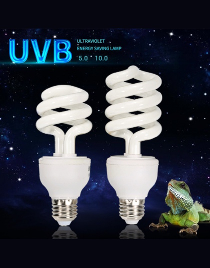 UVB 5.0 10.0 żarówki lampy dla żółw jaszczurka wąż Lguanas ciepła wapnia żarówki lampy oszczędzania energii światła gadów soczys