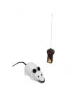 Mysz zabawki bezprzewodowy RC myszy kot zabawki zdalnego sterowania fałszywe myszy nowość RC kot śmieszne gry mysz zabawki dla k