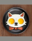 Śniadanie silikonowe 3D zwierząt królik sowa czaszka uśmiech pies kot smażone jajka formy naleśnik pierścień narzędzia kuchenne 