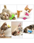 Śmieszne interaktywne pluszowy kot zabawkowe zwierzątko kotek zabawka do żucia zęby szlifowania kocimiętka zabawki pazury kciuka