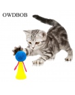 OWDBOB 2 sztuk/zestaw zabawny skoki kot zabawkowe zwierzątko kot odbijając zabawki szczeniak kotek gry zabawki kulki do odbijani