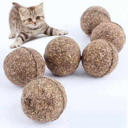 Dla zwierząt domowych naturalna kocimiętka piłka ze smakołykami Favor Home w pogoni za zabawki zdrowe bezpieczne jadalne leczeni