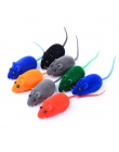 1 sztuk królik futro fałszywe mysz zwierzęta kot zabawki Mini zabawne gry zabawki dla kotów kotek 13X6X3 CM