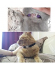 Serce urok i obroża dla kota obroża elastyczna z miękkie aksamitny materiał 5 kolorów produktów dla zwierząt domowych obroża dla