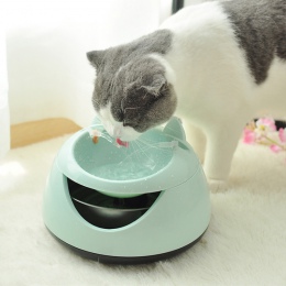 Automatyczne Luminous zwierząt domowych fontanna dla kotów fontanny psów USB elektryczny dozownik wody miski do picia dla kota