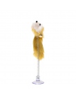 Losowy kolor z tworzywa sztucznego zabawki dla kota piórko zabawny kot myszy kształt 20x10 cm fałszywe myszy produktów dla zwier