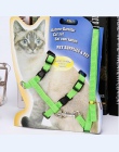 Kot uprząż i smycz gorąca sprzedaż 3 kolory Nylon produkty dla zwierząt regulowane szelki dla zwierząt domowych pas Cat Kitten H