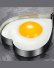 1 Pc omlet ze stali nierdzewnej do smażenia jaj formy miłość kwiat okrągły gwiazda pierścienie Pancake formy narzędzie kuchenne