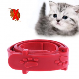 1/3 sztuk czerwony regulowany pies kot królik pasek na szyję anty pcheł Acari Tick środek dla zwierząt domowych obroża dla zwier