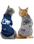 Cute Cat odzież zima Pet Puppy ubrania dla psów bluzy z kapturem dla małych średnich psów koty kotek kotek stroje kot płaszcze k