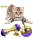 Karmidła dla kotów karma dla zwierząt domowych interaktywna zabawka smażone jaja dla kota zabawki dla zabawy piłka ze smakołykam
