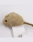 AsyPets 3 sztuk Pet Cat odporne na zgryz zabawki pluszowe wysoka symulowane mała mysz Mouselet zabawa w chowanego gry rekwizyty-