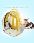 Piękne oddychające przenośny Pet Carrier torba na zewnątrz podróży puppy torba dla kota przezroczyste miejsca plecak na zwierzę 