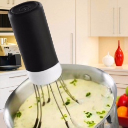 3 prędkości bezprzewodowy Stir Crazy kij mieszalnik automatyczny wolne ręce kuchnia naczynia kuchenne sos Auto mieszadło